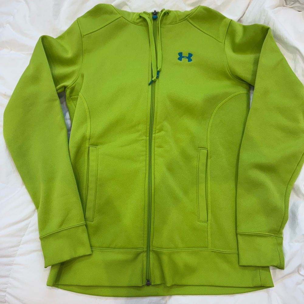 Under Armor Green Zip-Up Jacket